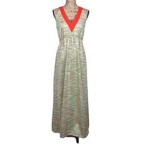 Margaret Miller Retro 70's Knit Maxi Dress Women's M